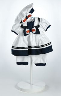 Adora Set Sail Sailor Navy White Doll Outfit Costume Fits 18 20" Dolls New