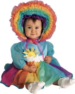 Rainbow Baby Infant Fancy Dress Up Girls Costume If