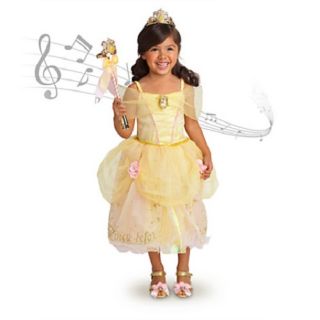 New  Princess Belle Singing Costume Gown Beauty and Beast 2014