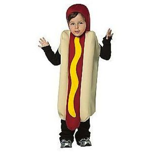 New Boys Girls Toddler Hot Dog Halloween Costume Sz 3T 4T