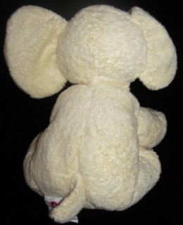 Ty Pluffies Yellow Elephant P'Nut Plush Lovey 2006 Toy
