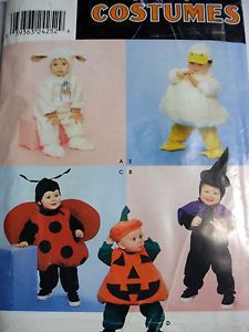 Ladybug Pumpkin Duck Baby Toddler Halloween Costume Pattern 9318 1 2 1 2 3 4