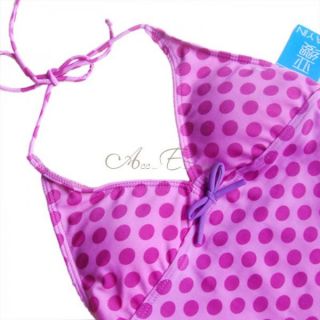 Girls Polka Dots Tankini Swimsuit Swimwear Swimming Costume Ages 8 10 12 14 16