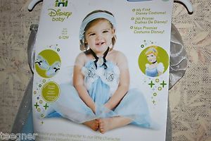 Disney Baby Princess Cinderella Dress Up Play Costume Size 6 12 Months