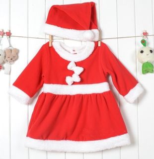 Baby Boys Girls Christms Xmas Santas Party Suit Costume Dress Outfit Gift 6 24M