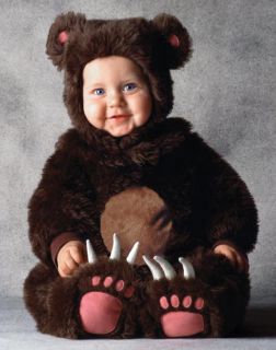 Tom Arma Brown Bear Toddler Infant Costume Child Fluffy Furry Bodysuit 3T 5T