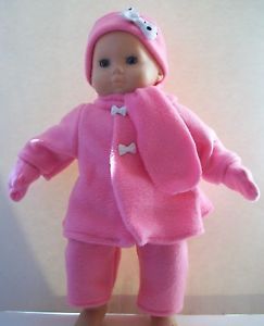American Girl Doll Clothes Bitty Baby 6 PC Coat Outfit