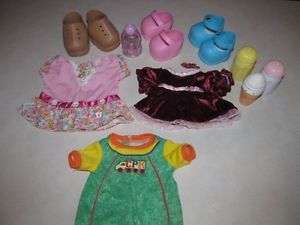 Cabbage Patch CPK Baby Doll Clothes Outfit Dress Shoes Carvel Ice Cream Cone Lot