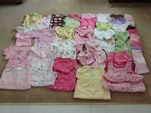 Lot of Baby Girls Newborn Carter's Clothes Spring Summer Outfits Onesies Pant