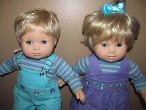 2003 American Girl 15" Bitty Baby Twin Boy Girl Doll Play Outfit Clothes Shoes