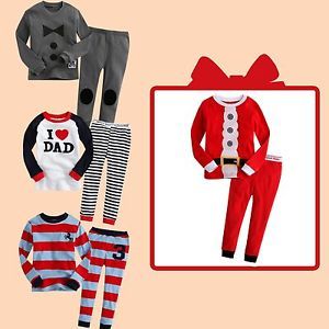 ★buy 3 Get 1 Free★vaenait Baby Kids Boys Clothes Sleepwear Pajama Set "Gift 6"