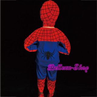 Halloween Party Spiderman Kid Cosplay Costume Sz 2T 7