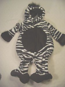 Zebra Costume 6 9 12 Months Baby Infant Boy Girl Old Navy Halloween Fleece Warm