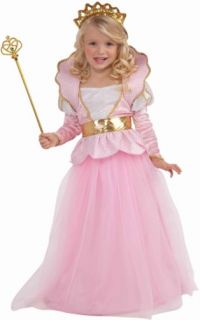 Girls Pink Princess Queen Dress Kids Halloween Costume