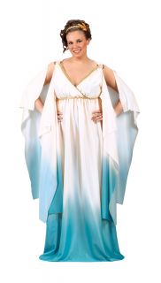 Atlantis Greek Goddess Toga Adult Plus Womens Costume Medieval Dress Halloween
