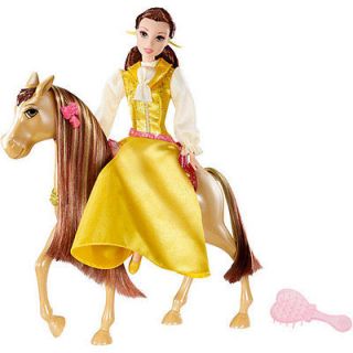 Disney Princess Sparkling Princess Doll Royal Horse Belle Gift Set Toy