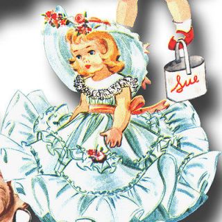 Vtg 50s Doll Clothes Dress Pattern 11" 12" 13" Baby Doll Tiny Tears Betsy Wetsy