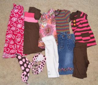 10 PC Lot Spring Summer Clothes Baby Girls Size 18 18 24 Months
