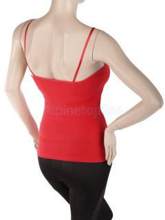 Sexy Women's Strap Cami Camisole Tank Top Cotton Mini Vest T Shirt w Shelf Bra