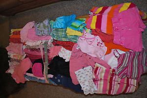 Huge 12 Month Lot Baby Girl Clothes Used Name Brand Gap Old Navy Gymboree Etc