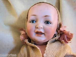 Antique JDK Kestner Baby Doll with Original Victorian Clothes