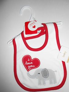 New Baby for Clothes Size 0 3 6 9 Months Boy Girl Valentines Day Bib Carter'S