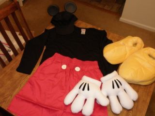 Disney Mickey Mouse Costume for Adult Large L New