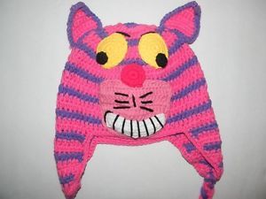 Cheshire Cat Handmade Crochet Hat Halloween Costume Hat Only Baby to Adult