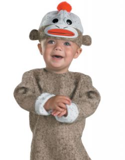 Kids Cute Sock Monkey Animal Infant Baby Halloween Costume Outfit 12 18 Mths