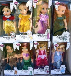 New Style Disney 16" Animators' Collection Doll Snow White Belle Rapunzel