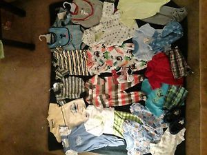 31 Piece Carter Baby Boy Clothes Lot 3 6 12 24 18 Sizes New Used Items