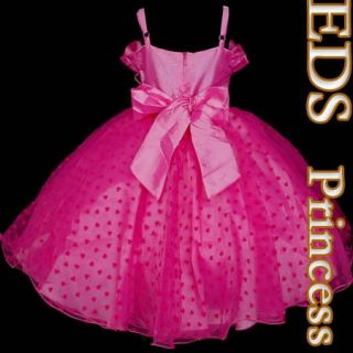 E723 6 Pageant Party Flower Girls Holiday Dress 4T 5T