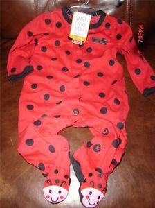 Baby Infant Long Sleeve Lady Bug Onsie Halloween Costume Size 6 Month Soo Cute