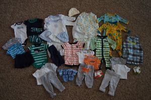 Cute Baby Boy Spring Summer Clothing Lot Newborn Size 39 Pieces