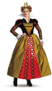 Disney Alice in Wonderland Movie Red Queen Deluxe Adult Womens Costume Party