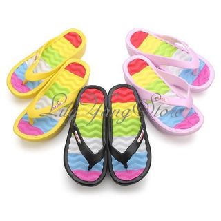 Summer Flip Flop Beach Wedge Platform Massage Thong Slipper Rocking Sandal Shoe