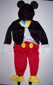 Disney Toddler Mickey Mouse Costume Tuxedo 4 4T Halloween Dress Up
