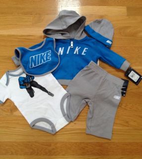 Nike Newborn Baby Boy Infant 5 Piece Outfit Set 6 9M $54 00 New
