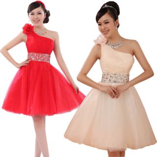Sequins Formal Prom Birthday Party Evening Bridesmaid Cocktail Wedding Dress
