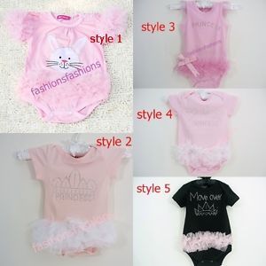Cute Baby Girl Various Tutu Style Pink Peach Black One Pieces 1 18 Months