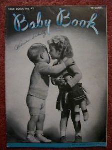 Vintage 1940s Baby Infant Doll Boys Girls Clothing Crochet Knittng Patterns Book