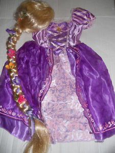 Disney Tangled Rapunzel Toddler Wig Dress Up Gown Princess