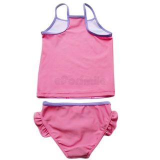 Kids Girls 2 3 4 5 6 7 8 9 Pink Winx Swimsuit Swimming Costume Tankini Bathing