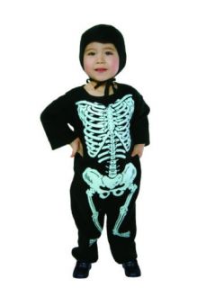 Toddler Skeleton Pajamas Kids Halloween Costume 2 4T