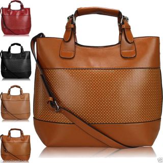 New Womens Ladies Celebrity Designer Bag Leather Style Tote Shopper Handbag