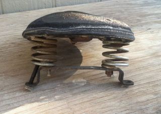 BSA C15 Small Saddle Seat with Mounting Bracket Cafe Racer Triumph