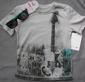 Baby Boys Toddler Clothing Lot Amy COE 3T Gray Rock Shirt Sunglasses