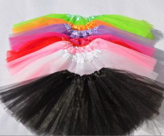 Baby Kids Girls Dancewear Cute Chiffon Tutu Full Pettiskirt Princess Skirt U Pic