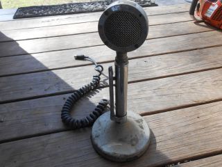 Vintage Astatic D 104 CB Ham Radio Lollipop Amplified Microphone 3 Pin Excelle