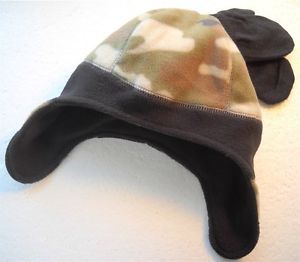 Baby Camo Cap Toddler Camo Hat Gloves Mittens Winter Gloves Baby Clothes Snow